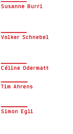 Referenten- und Themenliste